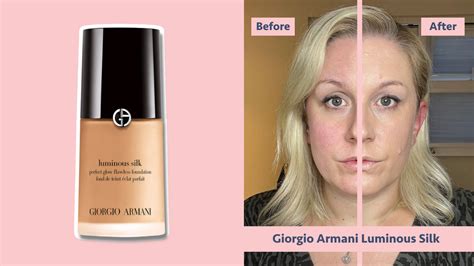 giorgio armani luminous silk foundation water or silicone based|armani luminous silk foundation reviews.